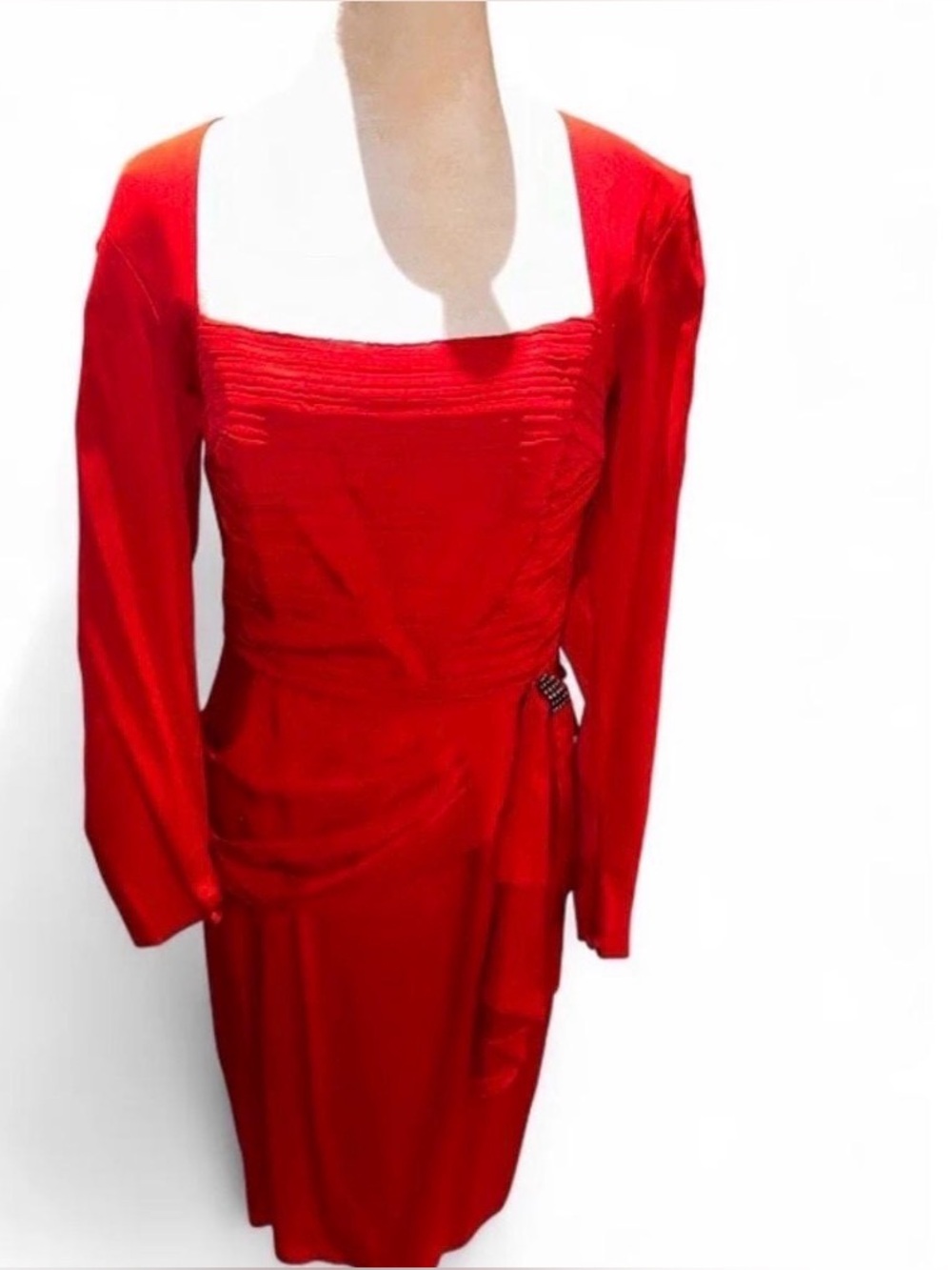 VTG 80s Hollywood glamour midi dress by BB Collections by Barbara Barbara